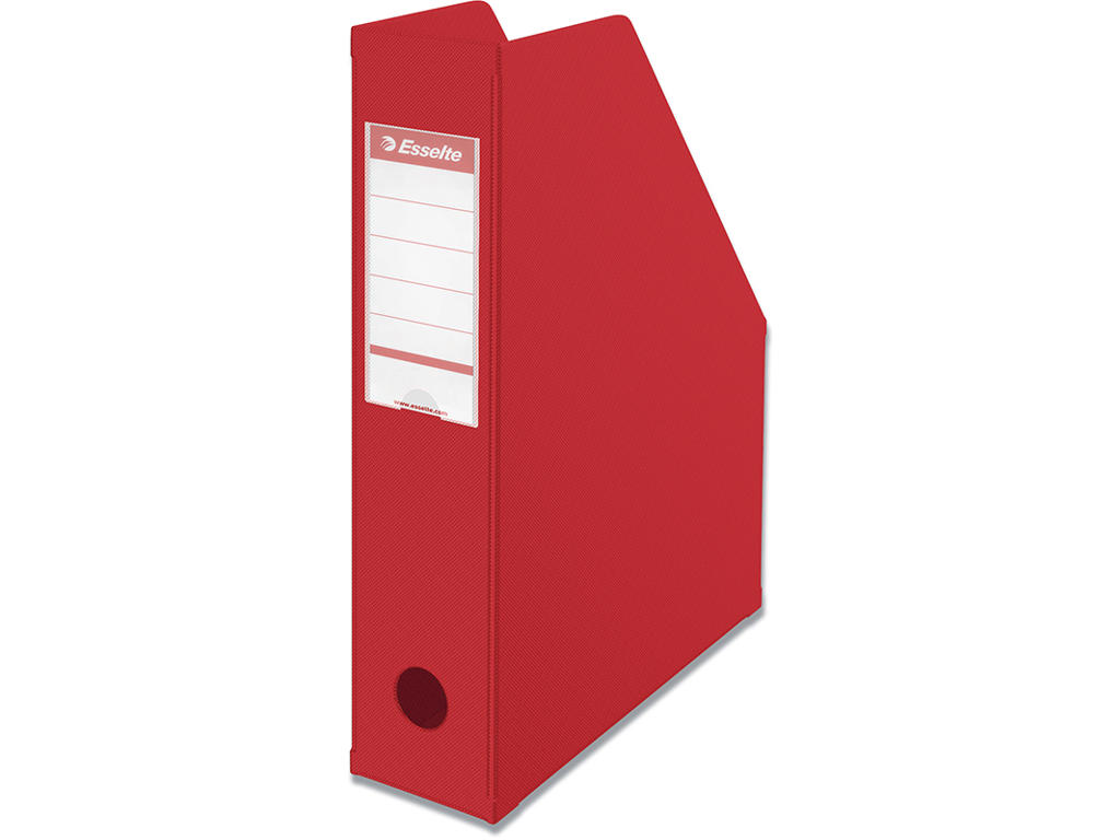 Tidsskriftskassette, Rød, 7 cm, A4, Esselte VIVIDA 