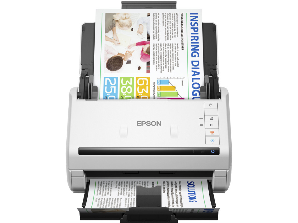 Epson DS-770 II Skanner med papir-tilførsel 600 x 600 dpi A4 Hvid