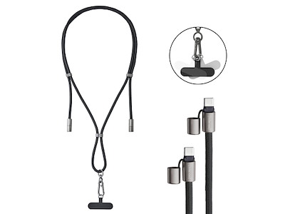 Intenso 7991000 USB-kabel 1,65 m USB C Sort