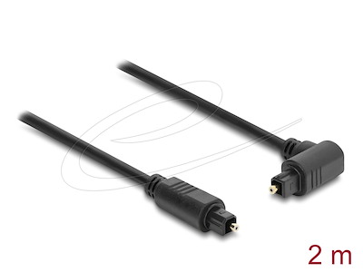 DeLOCK 90930 lydkabel 2 m Toslink Sort