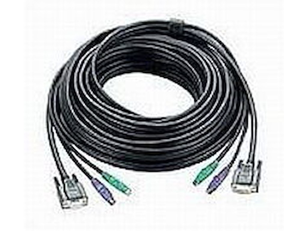 ATEN PS/2 KVM Cable, 20m KVM-kabel Sort