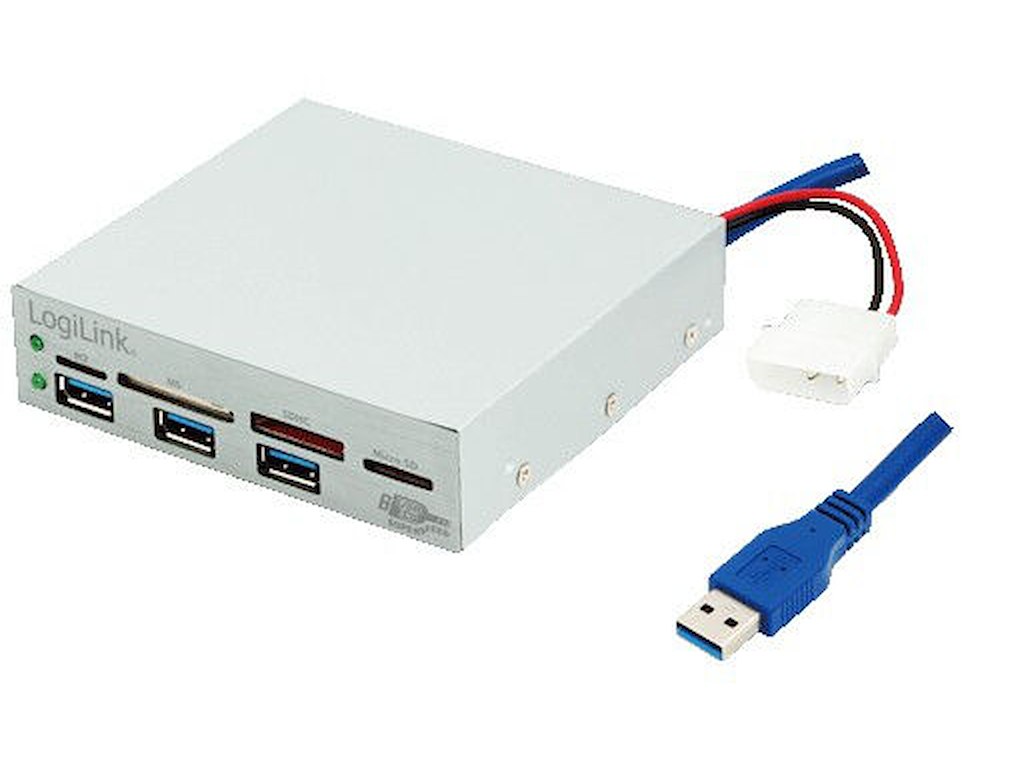LogiLink UA0151 kortlæser USB 3.2 Gen 1 (3.1 Gen 1) Intern