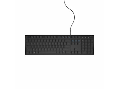 DELL KB216 tastatur Hjem USB QWERTZ Tysk Sort