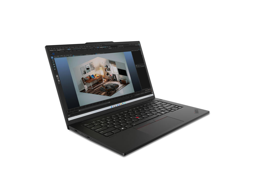 Lenovo ThinkPad P14s Gen 5 (Intel) Intel Core Ultra 5 125H Laptop 36,8 cm (14.5") WUXGA 32 GB DDR5-SDRAM 1 TB SSD Wi-Fi 6E (802.11ax) Windows 11 Pro Nordisk Sort