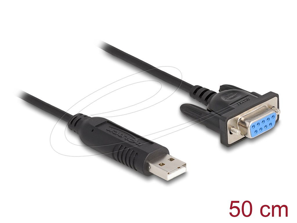 DeLOCK 67381 USB-kabel USB 2.0 0,5 m USB A Sort