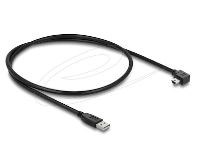 DeLOCK 81650 USB-kabel USB 2.0 2 m USB A Mini-USB B Sort