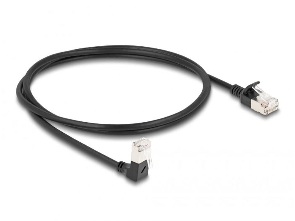 DeLOCK 80305 netværkskabel Sort 1 m Cat6a S/FTP (S-STP)