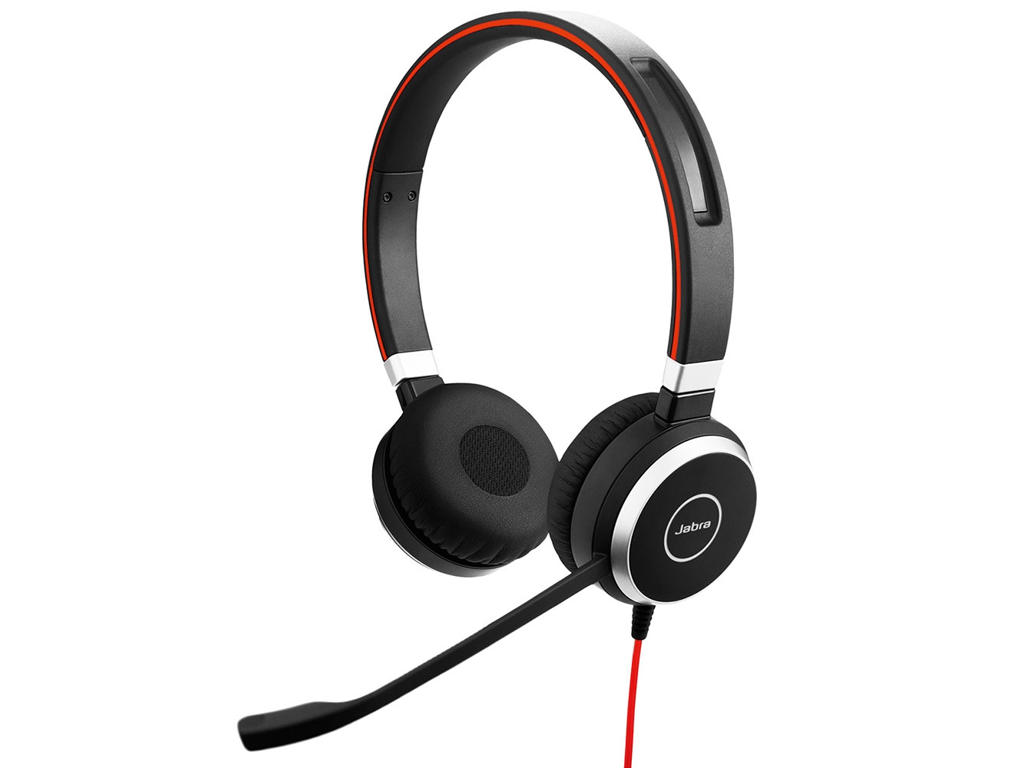 Jabra Evolve 40 Headset Ledningsført Kontor/Callcenter USB Type-A Sort