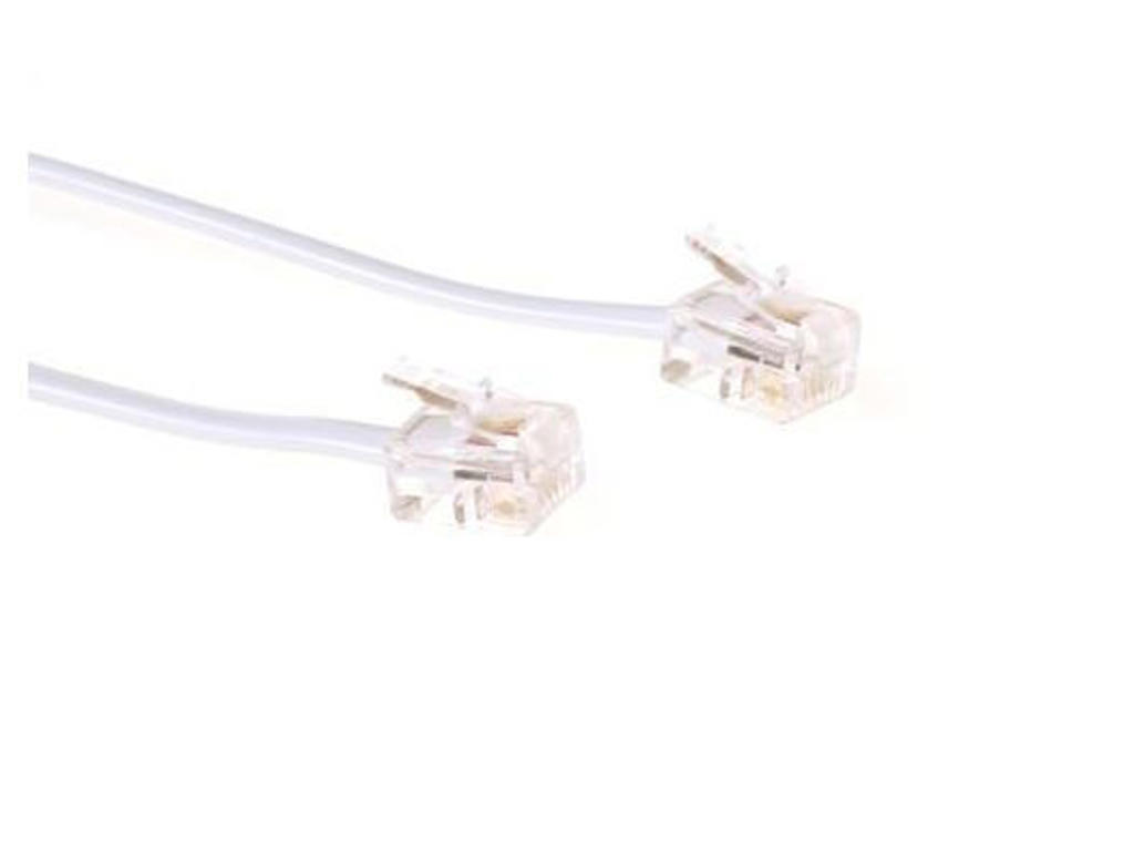 Microconnect MPK181W telefonkabel 1 m Hvid