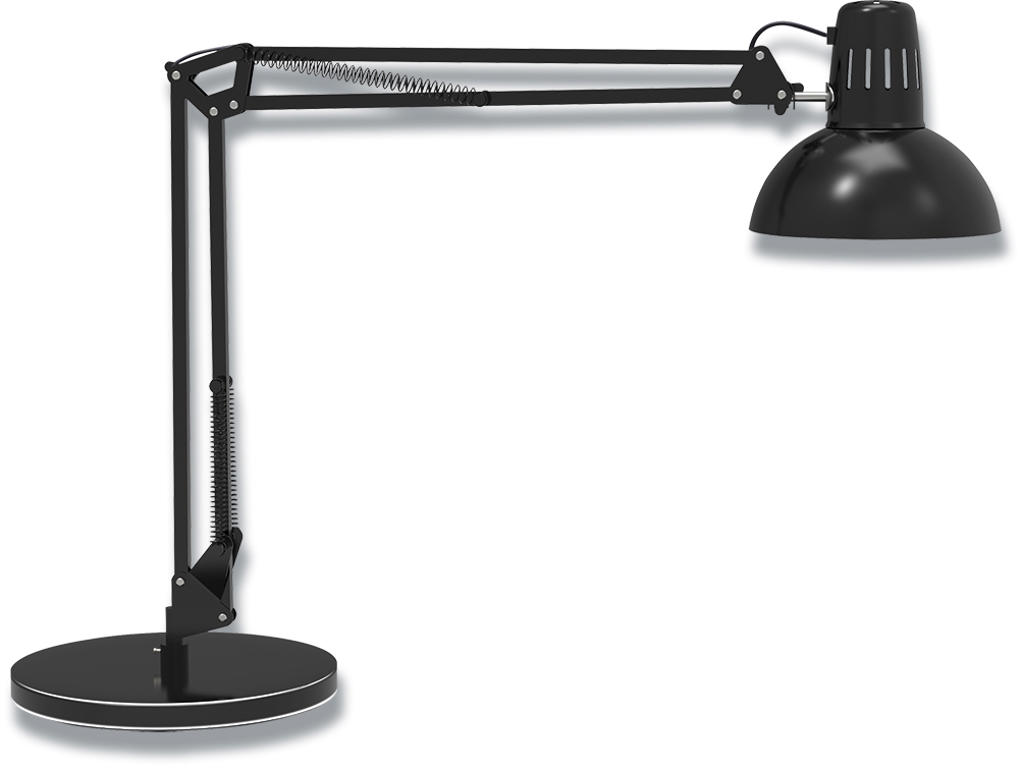 Bordlampe, LED, Med fod, Sort, Naga Maul Study