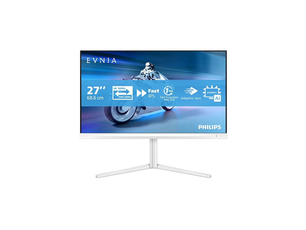 Philips Evnia 5000 computerskærm 68,6 cm (27") 3840 x 2160 pixel 4K Ultra HD LCD Hvid