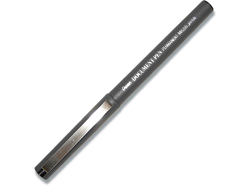 Dokumentpen, 0.5 mm, 0.2 mm, Sort, Pentel MR205