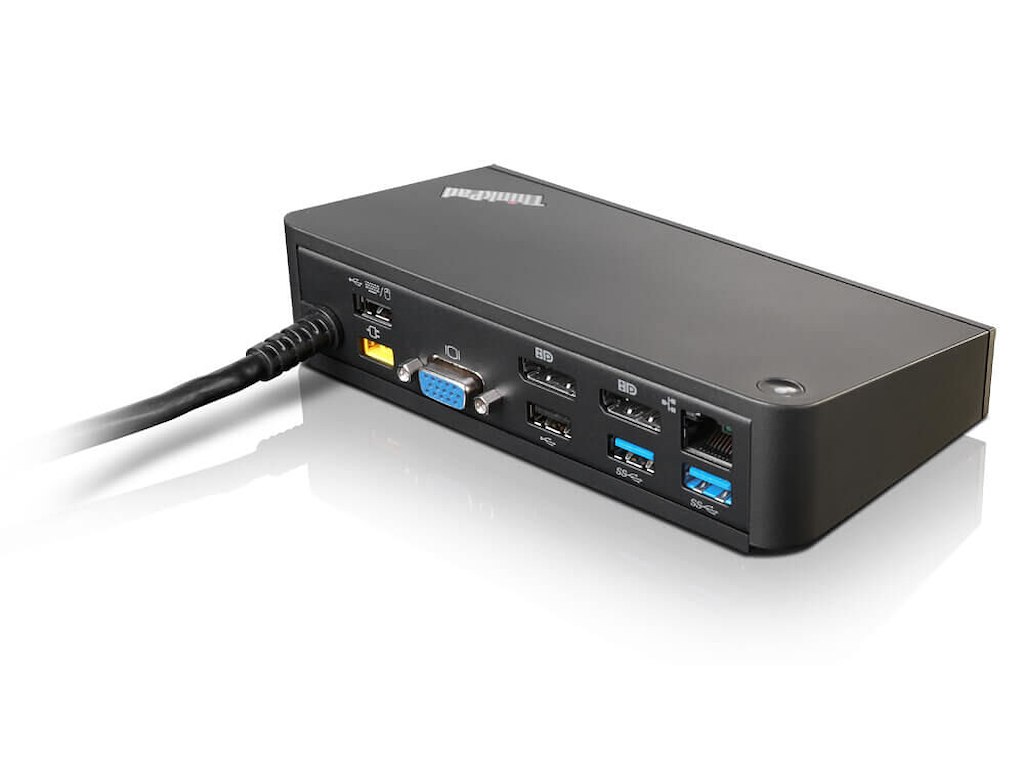 Lenovo ThinkPad OneLink+ Ledningsført OneLink+ Sort