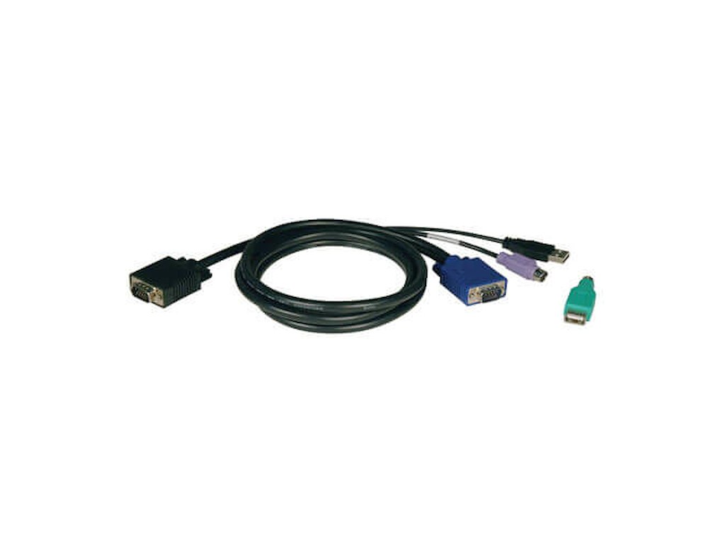 Tripp Lite P780-010 KVM-kabel Sort 3,05 m