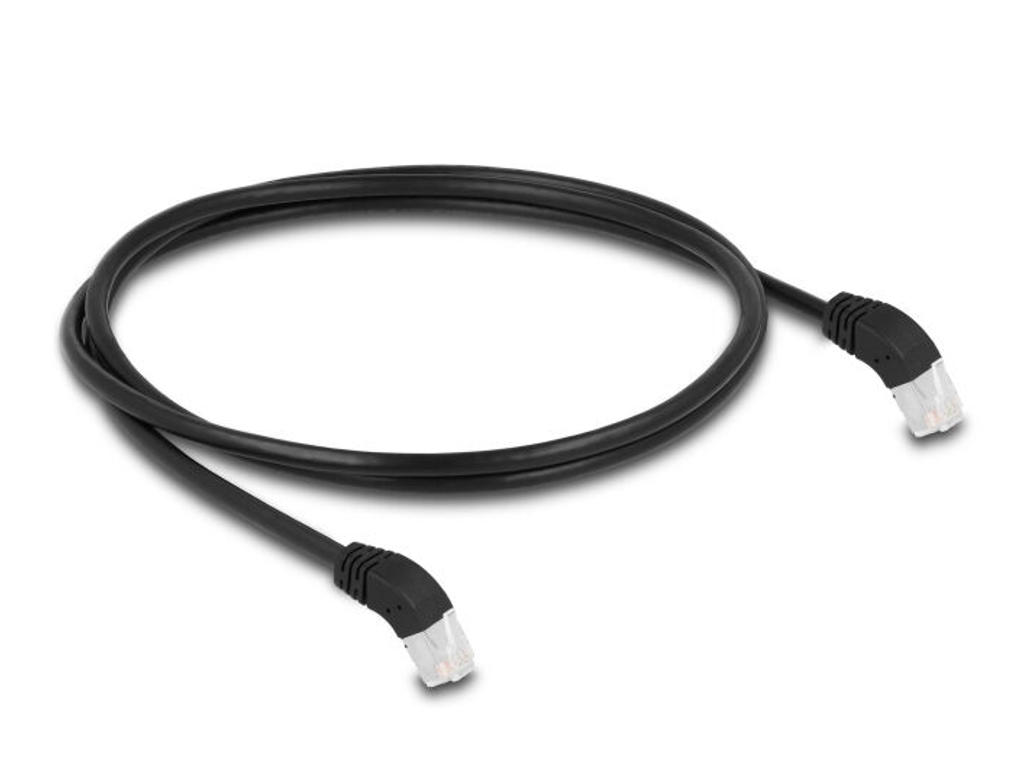 DeLOCK 80275 netværkskabel Sort 1 m Cat6a S/FTP (S-STP)