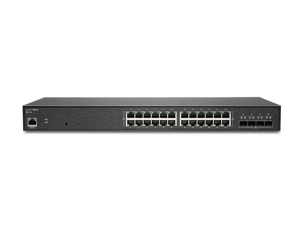 SonicWall SWS14-24 Administreret L2 Gigabit Ethernet (10/100/1000) 1U Sort