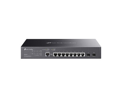 TP-Link Omada SG3210 netværksswitch Administreret L2/L3 Gigabit Ethernet (10/100/1000) 1U Sort