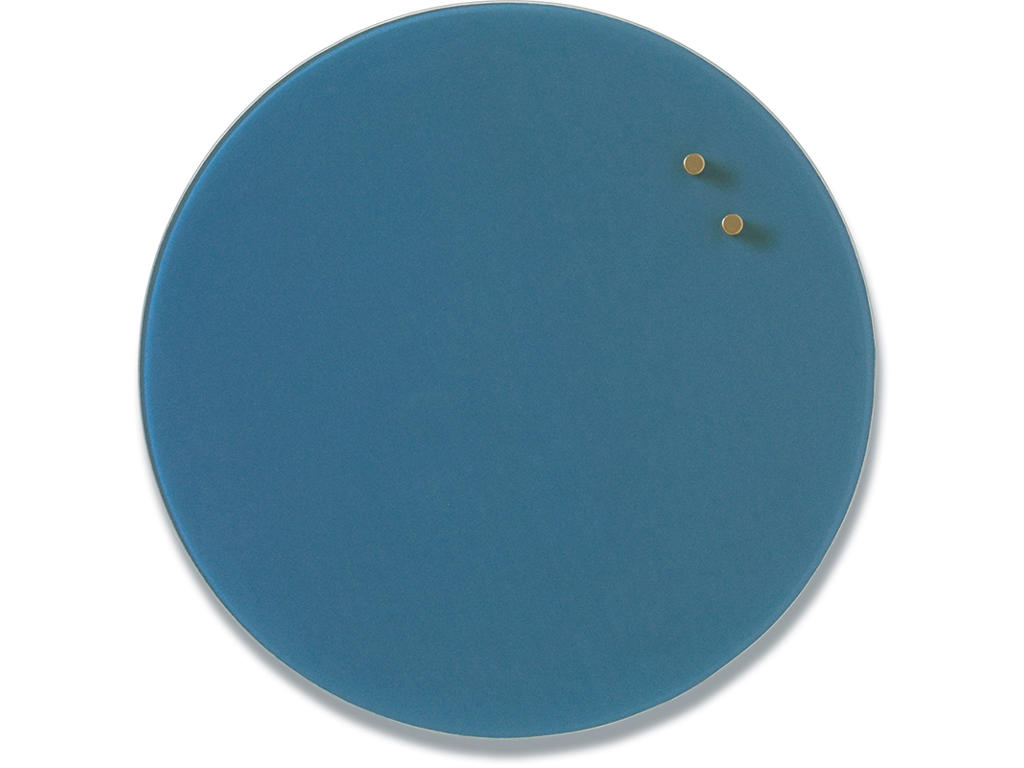 Glastavle, Magnetisk, Ø35 cm, Blue Jeans, Naga 