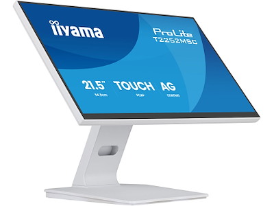 iiyama ProLite T2252MSC-W2AG computerskærm 54,5 cm (21.4") 1920 x 1080 pixel Fuld HD LCD Berøringsskærm Hvid
