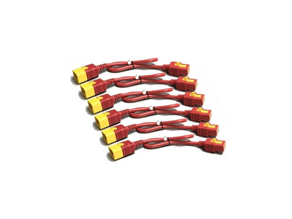 APC AP8712SX340 el-ledning Rød 0,6 m C19 forbinder C20 forbinder