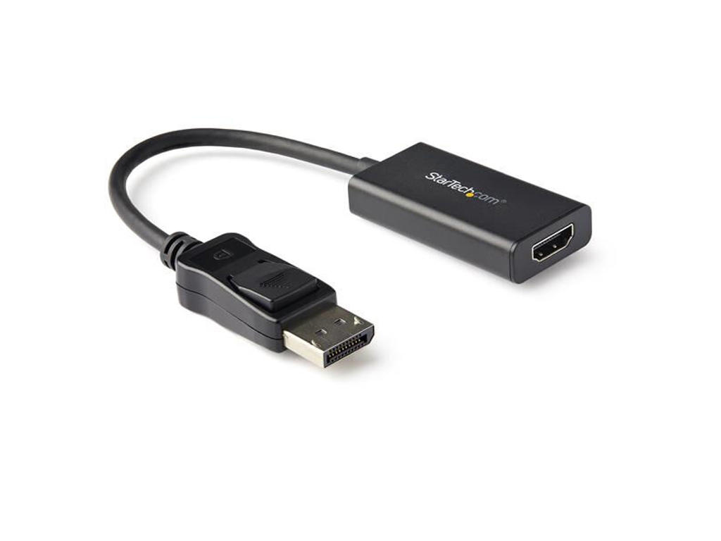 StarTech.com DP2HD4K60H videokabel adapter 0,122 m DisplayPort HDMI Type A (Standard) Sort