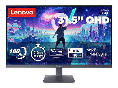 Lenovo LOQ 32Q-10 computerskærm 80 cm (31.5") 2560 x 1440 pixel Wide Quad HD LED Grå