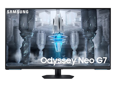 Samsung S43CG700NU computerskærm 109,2 cm (43") 3840 x 2160 pixel 4K Ultra HD LED Sort, Hvid