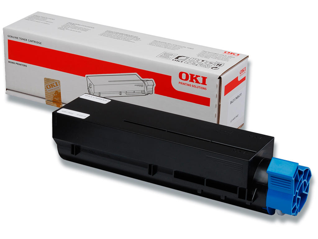 Toner, B431, Black-sort, 12.000 sider, OKI 44917602