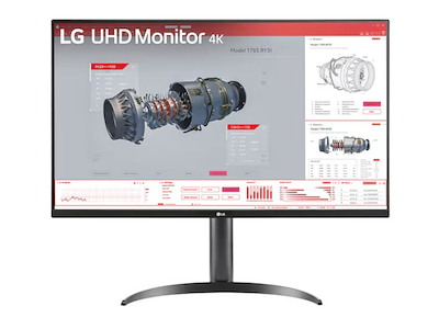 LG 32BR55UK-B computerskærm 80 cm (31.5") 3840 x 2160 pixel 4K Ultra HD LED Sort