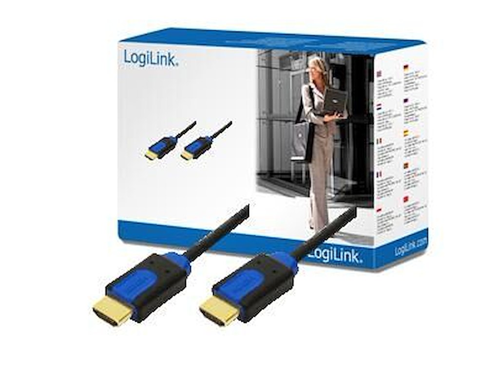 LogiLink Cable HDMI 1.3b HDMI-kabel 2 m HDMI Type A (Standard) Sort