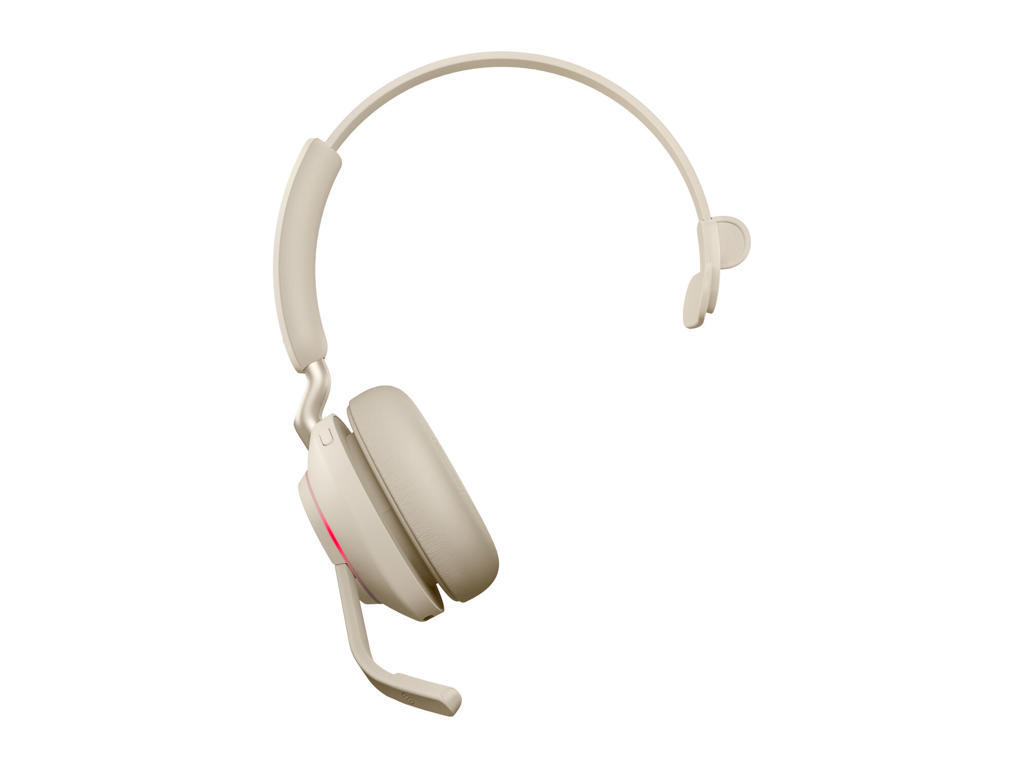 Jabra Evolve2 65 Headset Trådløs Kontor/Callcenter USB Type-C Bluetooth Beige