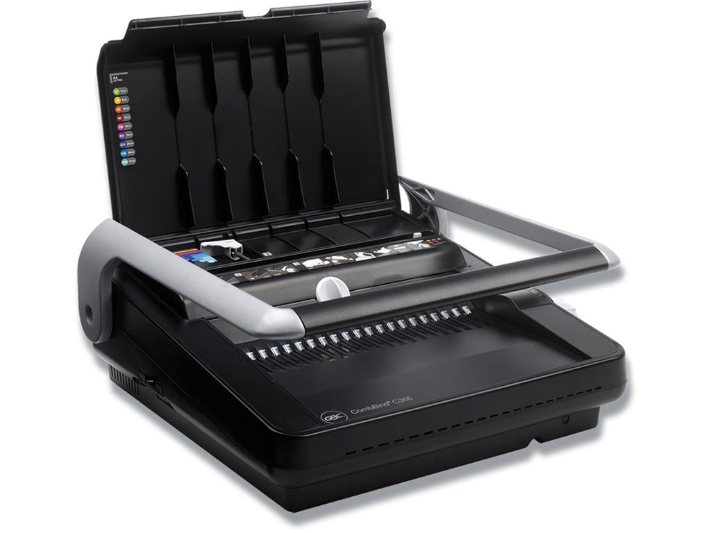 Indbindingsmaskine, Til plastspiraler, 450 ark-51 mm, A4, GBC CombBind C366