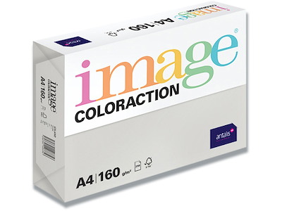 Kopipapir, Iceland Mid Grey, Farvenr GR21, A4, Image ColorAction 160 g/m² 