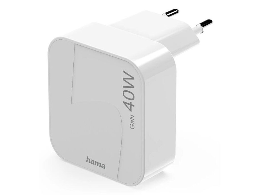 Hama 00201955 oplader til mobil enhed Smartphone, Tablet Hvid Vekselstrøm Hurtig opladning Indendørs