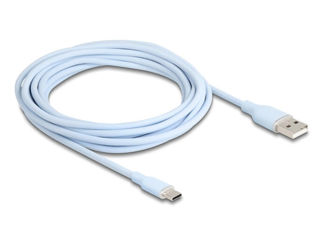 DeLOCK 81224 USB-kabel USB 2.0 4 m USB A USB C Blå