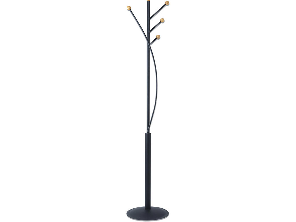 Stumtjener, Mat sort, Med trædetaljer, Naga Maul