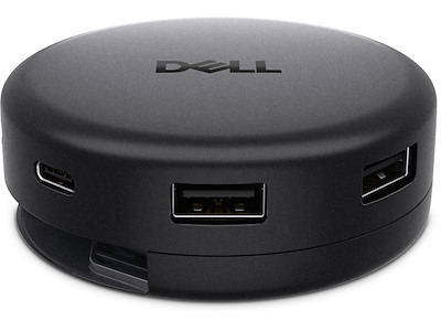 DELL DA326 Ledningsført USB 3.2 Gen 1 (3.1 Gen 1) Type-C Sort