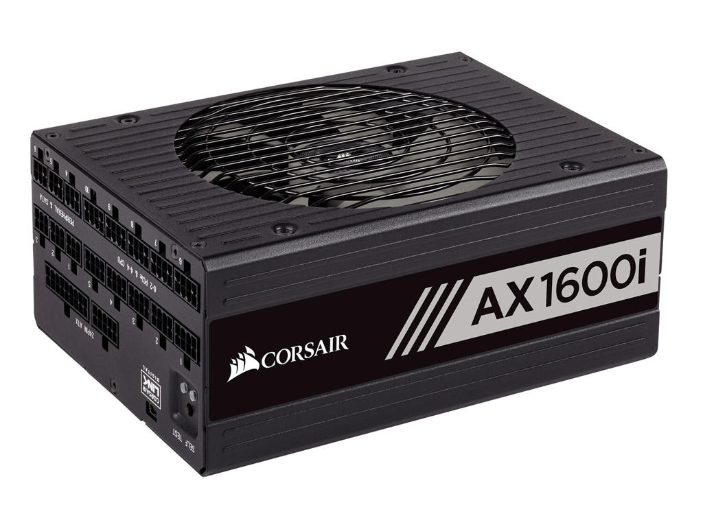 Corsair AX Series AX1600i enhed til strømforsyning 1600 W ATX Sort
