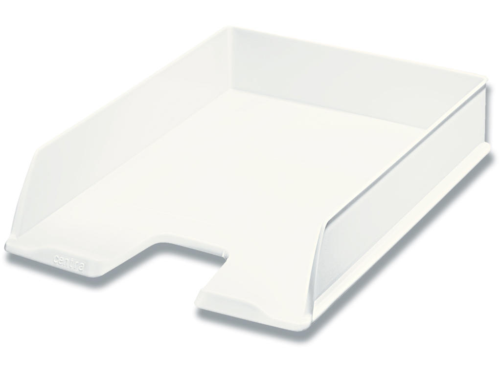 Brevbakke, Hvid, A4, Udvendig: B25.4xH6.1xD35 cm, Centra 