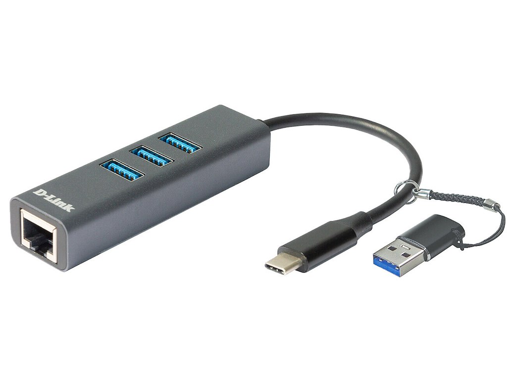 D-Link DUB-2332 dockingstation Ledningsført USB Type-C Grå