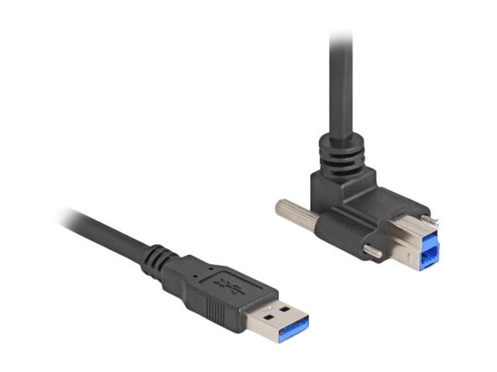 DeLOCK 80480 USB-kabel USB 3.2 Gen 1 (3.1 Gen 1) 1 m USB A USB B Sort