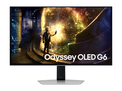 Samsung G61SD computerskærm 68,6 cm (27") 2560 x 1440 pixel Quad HD OLED Sølv