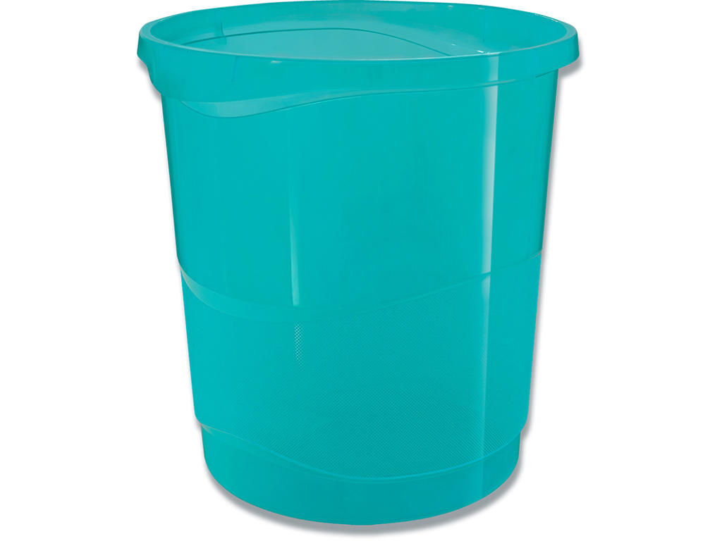 Papirkurv, Lyseblå, 14 liter, Plast, Esselte Colour'Breeze 