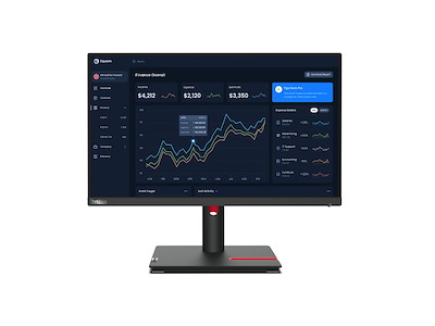 Lenovo ThinkVision T22i-30 computerskærm 54,6 cm (21.5") 1920 x 1080 pixel Fuld HD LED Sort