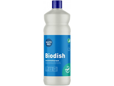 Håndopvask, Uden farve,  Uden parfume, 1 liter, Kiilto Pro Biodish