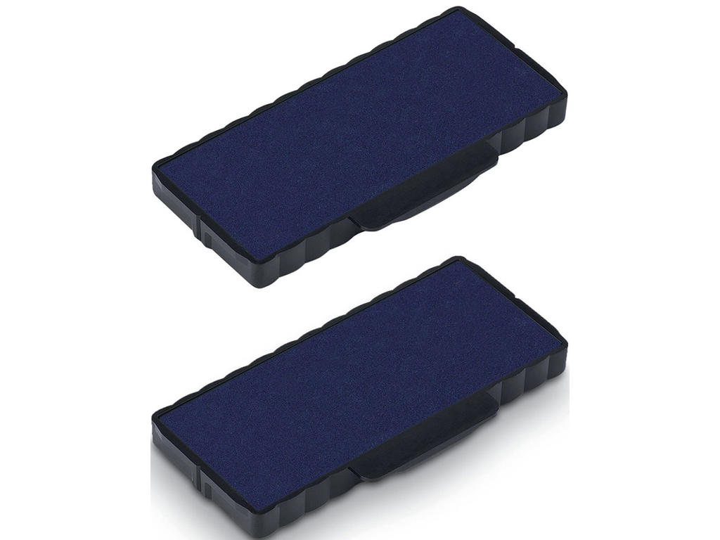 Stempelpude, 2 stk, Blå, 6/55BD, Til Trodat 5205