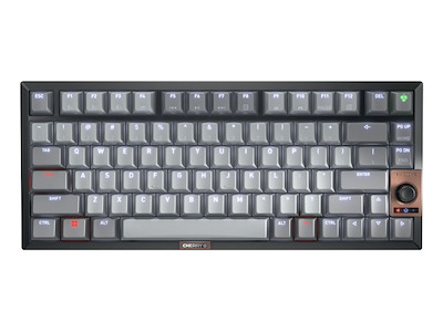 CHERRY KW 300 MX tastatur Hjem USB + Bluetooth QWERTY US engelsk Sort, Kobberfarve, Grå