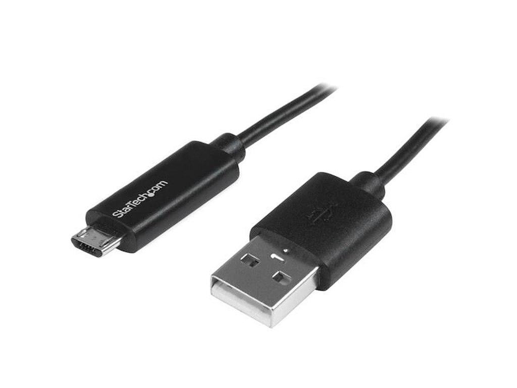 StarTech.com USBAUBL1M USB-kabel USB 2.0 1 m USB A Micro-USB B Sort