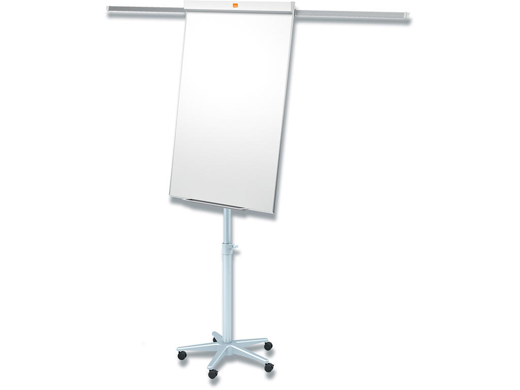 Flipover, Gulvmodel, 71x103 cm, Lakeret magnetisk whiteboardplade, Nobo Impression Pro Classic Mobile