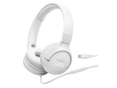 JBL Tune 520C USB-C Hovedtelefoner Ledningsført Headset Opkald/musik USB Type-C Hvid